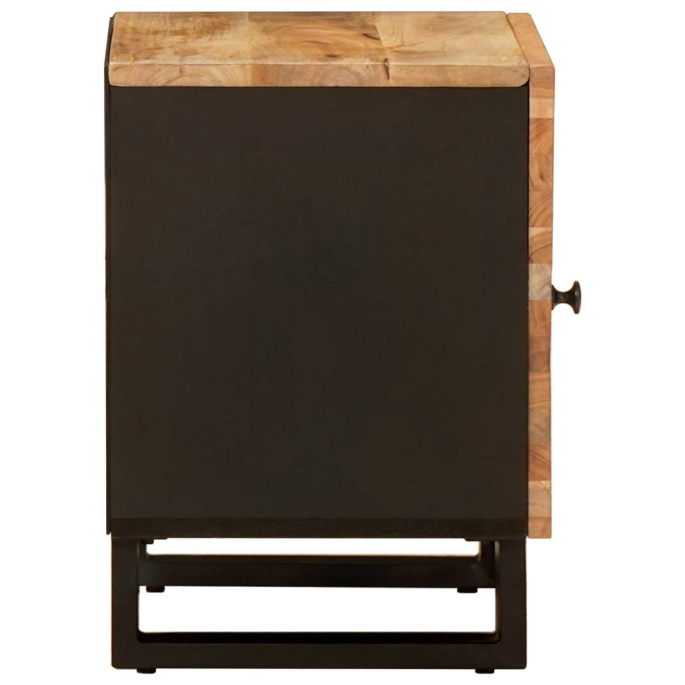 Produktbild för Nattduksbord Brun 40 x 33 x 46 cm Massivt mangoträ