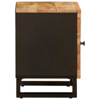 Produktbild för Nattduksbord Brun 40 x 33 x 46 cm Massivt mangoträ