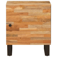 Produktbild för Nattduksbord 2 pcs Brun 40 x 33 x 46 cm Massivt mangoträ