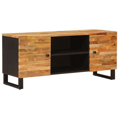 vidaXL TV-skåp med lagring Brun 105 x 33 x 46 cm Massivt mangoträ