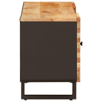 Produktbild för TV-skåp med lagring Brun 105 x 33 x 46 cm Massivt mangoträ