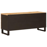 Produktbild för TV-skåp med lagring Brun 105 x 33 x 46 cm Massivt mangoträ