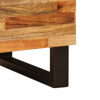 Produktbild för TV-skåp med lagring Brun 105 x 33 x 46 cm Massivt mangoträ