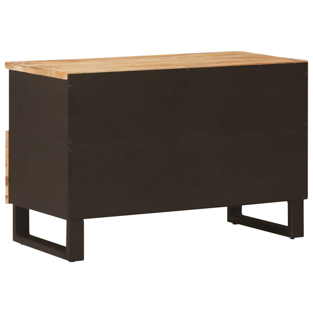 Produktbild för TV-skåp med lagring Brun 70 x 33 x 46 cm Massivt mangoträ