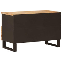 Produktbild för TV-skåp med lagring Brun 70 x 33 x 46 cm Massivt mangoträ