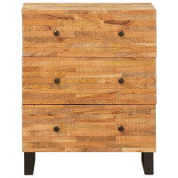 Produktbild för Förvaringsskåp Brun 60 x 33 x 75 cm Massivt mangoträ
