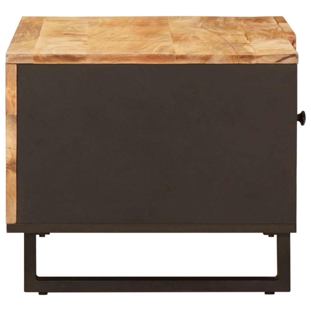 Produktbild för Kaffeebord Brun 80 x 50 x 40 cm Massivt mangoträ