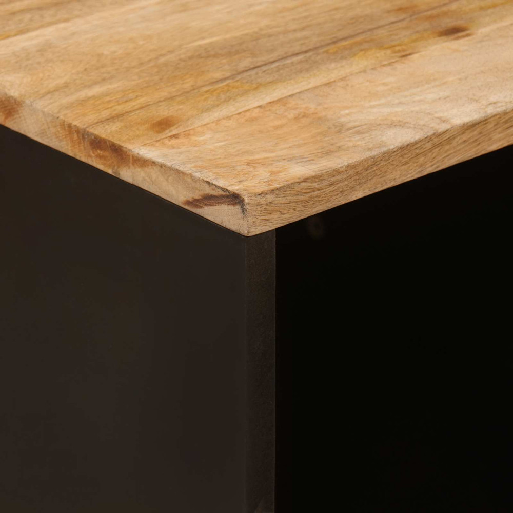Produktbild för Kaffeebord Brun 80 x 50 x 40 cm Massivt mangoträ