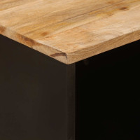 Produktbild för Kaffeebord Brun 80 x 50 x 40 cm Massivt mangoträ