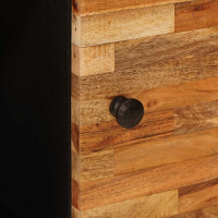 Produktbild för Kaffeebord Brun 80 x 50 x 40 cm Massivt mangoträ