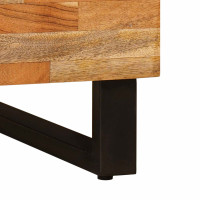 Produktbild för Kaffeebord Brun 80 x 50 x 40 cm Massivt mangoträ