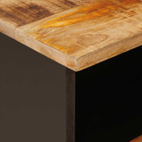 Produktbild för Sängskåp med låda 2 pcs Brun 40 x 33 x 46 cm Massivt mangoträ