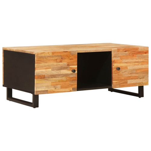 vidaXL Kaffeebord Brun 100 x 54 x 40 cm Massivt mangoträ