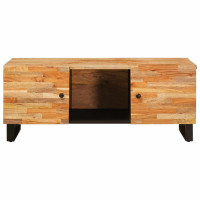 Produktbild för Kaffeebord Brun 100 x 54 x 40 cm Massivt mangoträ