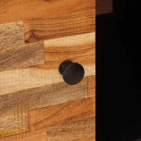 Produktbild för Kaffeebord Brun 100 x 54 x 40 cm Massivt mangoträ