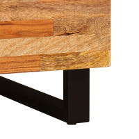Produktbild för Kaffeebord Brun 100 x 54 x 40 cm Massivt mangoträ