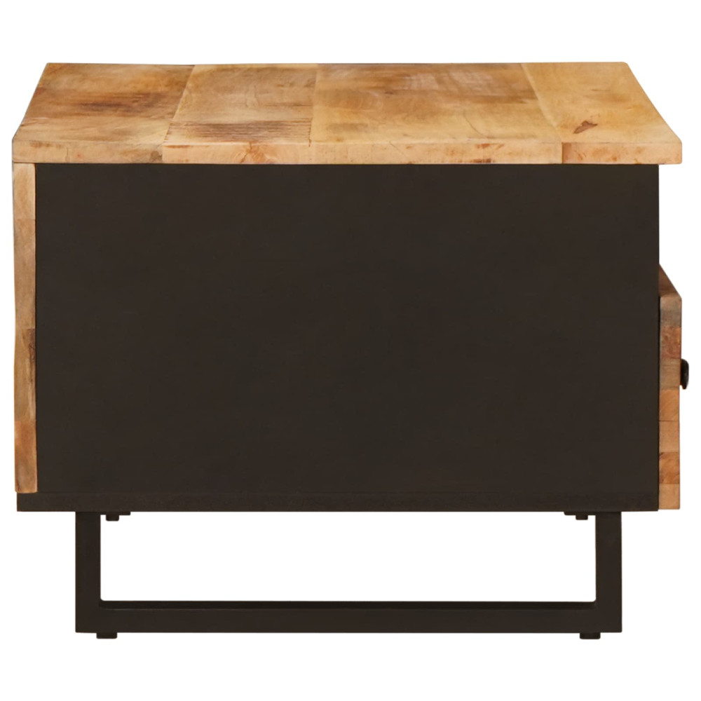Produktbild för Kaffeebord med låda Brun 80 x 54 x 40 cm Massivt mangoträ