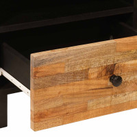 Produktbild för Kaffeebord med låda Brun 80 x 54 x 40 cm Massivt mangoträ
