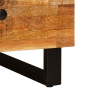 Produktbild för Kaffeebord med låda Brun 80 x 54 x 40 cm Massivt mangoträ