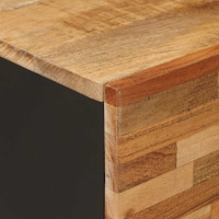 Produktbild för TV-skåp med hylla Brun 105 x 33 x 46 cm Massivt mangoträ