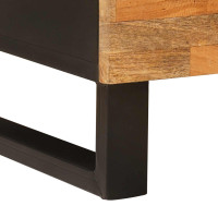 Produktbild för TV-skåp med hylla Brun 105 x 33 x 46 cm Massivt mangoträ