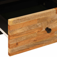 Produktbild för TV-skåp med låda Brun 100 x 33 x 46 cm Massivt mangoträ