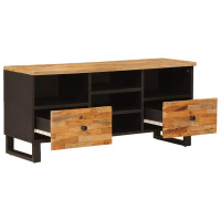 Produktbild för TV-skåp med låda Corona Brun 100 x 33 x 46 cm Massivt mangoträ