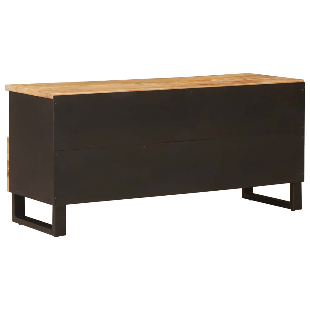Produktbild för TV-skåp med låda Corona Brun 100 x 33 x 46 cm Massivt mangoträ