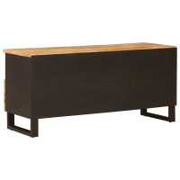Produktbild för TV-skåp med låda Corona Brun 100 x 33 x 46 cm Massivt mangoträ