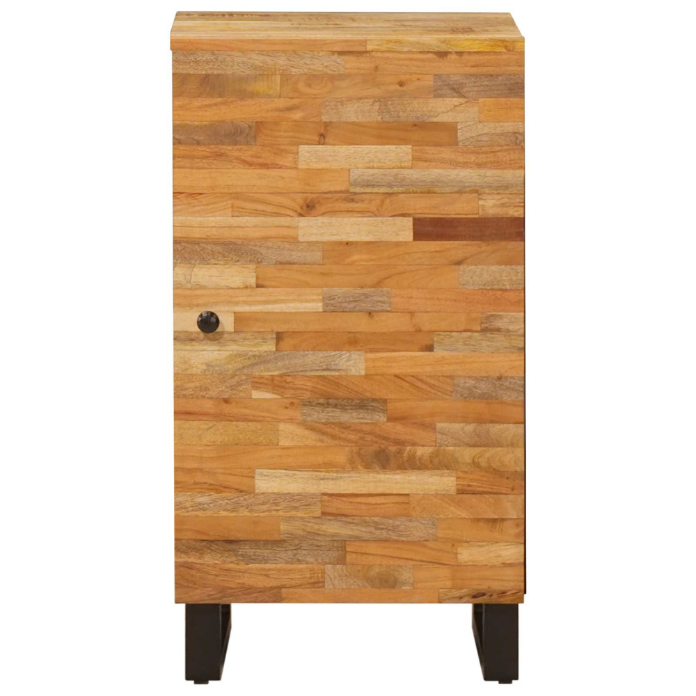 Produktbild för Sidokabinett med lagring Brun 40 x 33 x 75 cm Massivt mangoträ