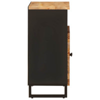 Produktbild för Sidokabinett med lagring Brun 60 x 33 x 75 cm Massivt mangoträ