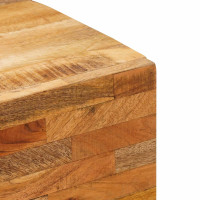 Produktbild för Sidokabinett med lagring Brun 60 x 33 x 75 cm Massivt mangoträ