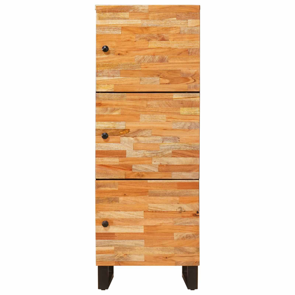 Produktbild för Lagringsskåp med hylla Brun 40 x 33 x 110 cm Massivt mangoträ