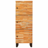 Produktbild för Lagringsskåp med hylla Brun 40 x 33 x 110 cm Massivt mangoträ