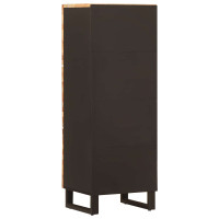 Produktbild för Lagringsskåp med hylla Brun 40 x 33 x 110 cm Massivt mangoträ