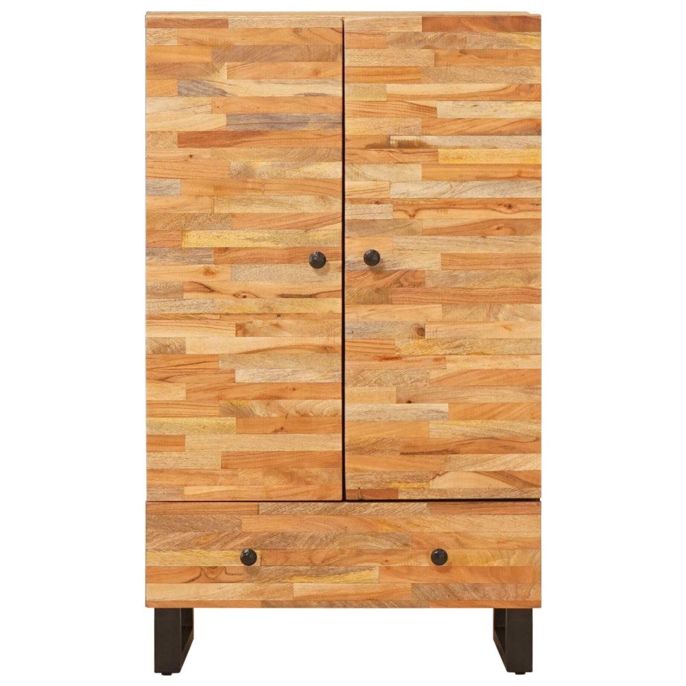 Produktbild för Lagringsskåp med lagring Brun 60 x 33 x 100 cm Massivt mangoträ