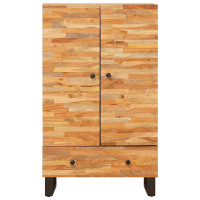 Produktbild för Lagringsskåp med lagring Brun 60 x 33 x 100 cm Massivt mangoträ