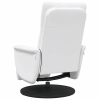Produktbild för Massagefåtölj Vit 71 x 90 x 105 cm Konstläder
