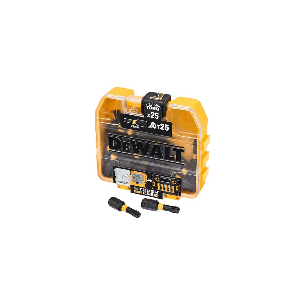 Produktbild för DeWALT Extreme FLEXTORQ slagskruvmejselbit - 25 delar