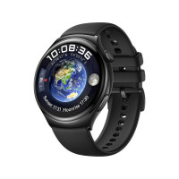 Produktbild för Huawei Watch 4 - rostfritt stål - smart klocka med rem - svart - 32 GB - svart