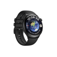 Produktbild för Huawei Watch 4 - rostfritt stål - smart klocka med rem - svart - 32 GB - svart