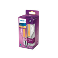 Produktbild för Philips LED Classic - LED-glödlampa med filament - form: A67 - klar finish - E27 - 17 W - varmt vitt ljus - 2700 K