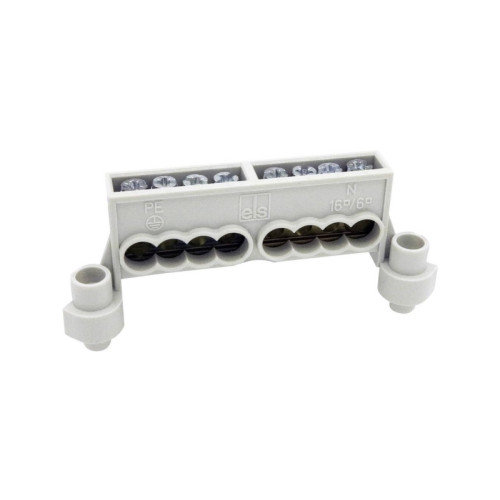 SPELSBERG Plint-/kopplingslist AK03 Pen-S 2x4P noll/jord för AKe/AK-ta...