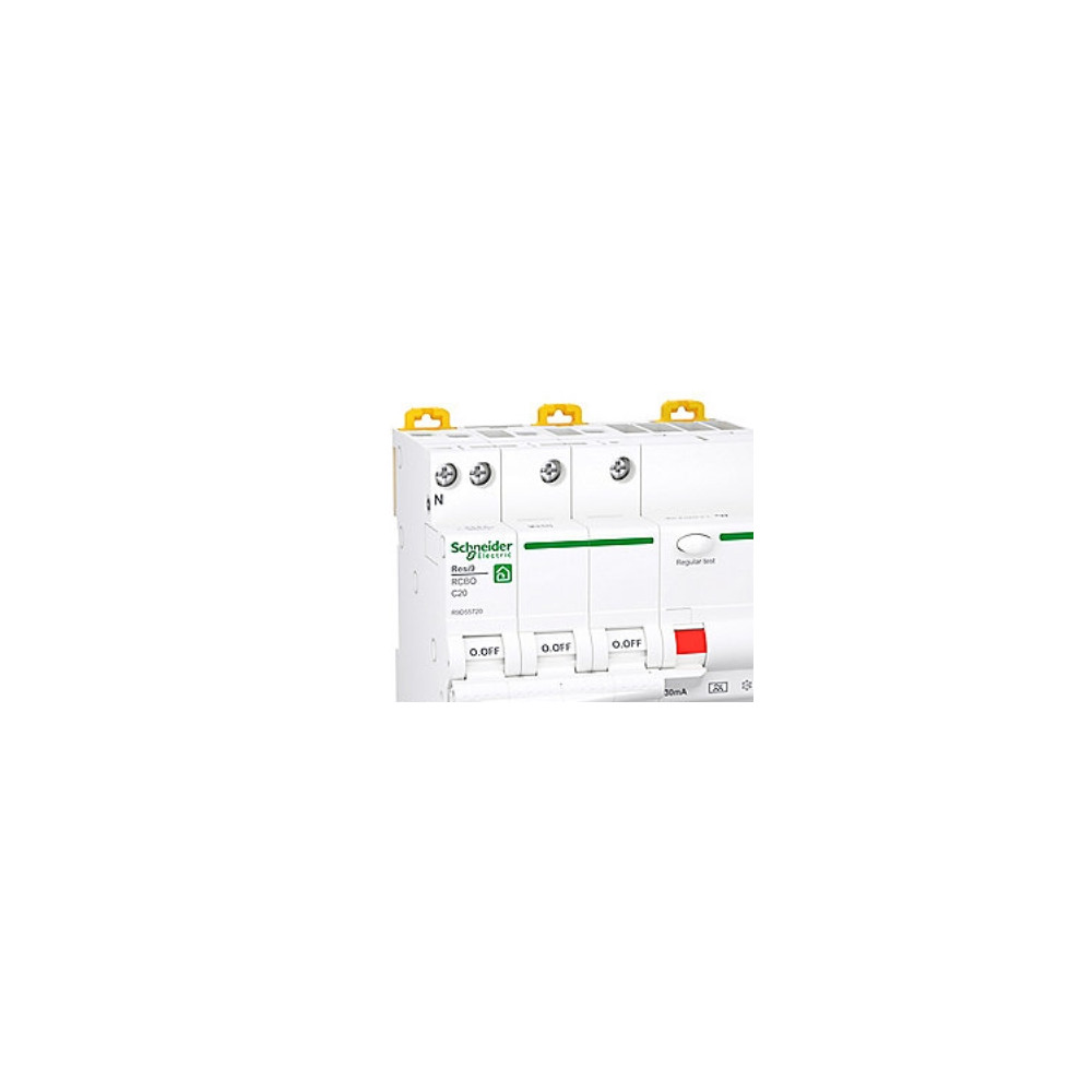 Produktbild för Resi9 XP RCBO/ kombinationsbrytare 3PN C-karaktär 20A 6kA 30...