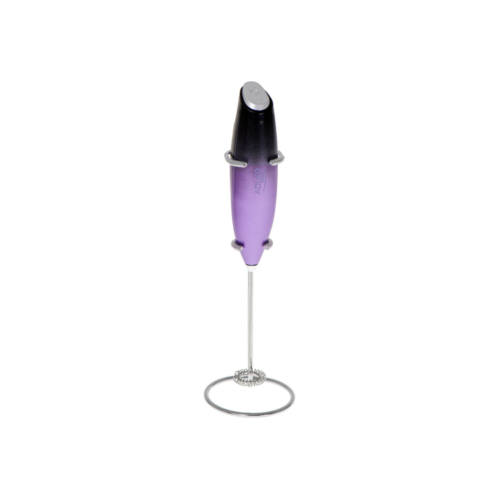 Produktbild för Adler AD 4499 - mjölkskummare - violett/svart