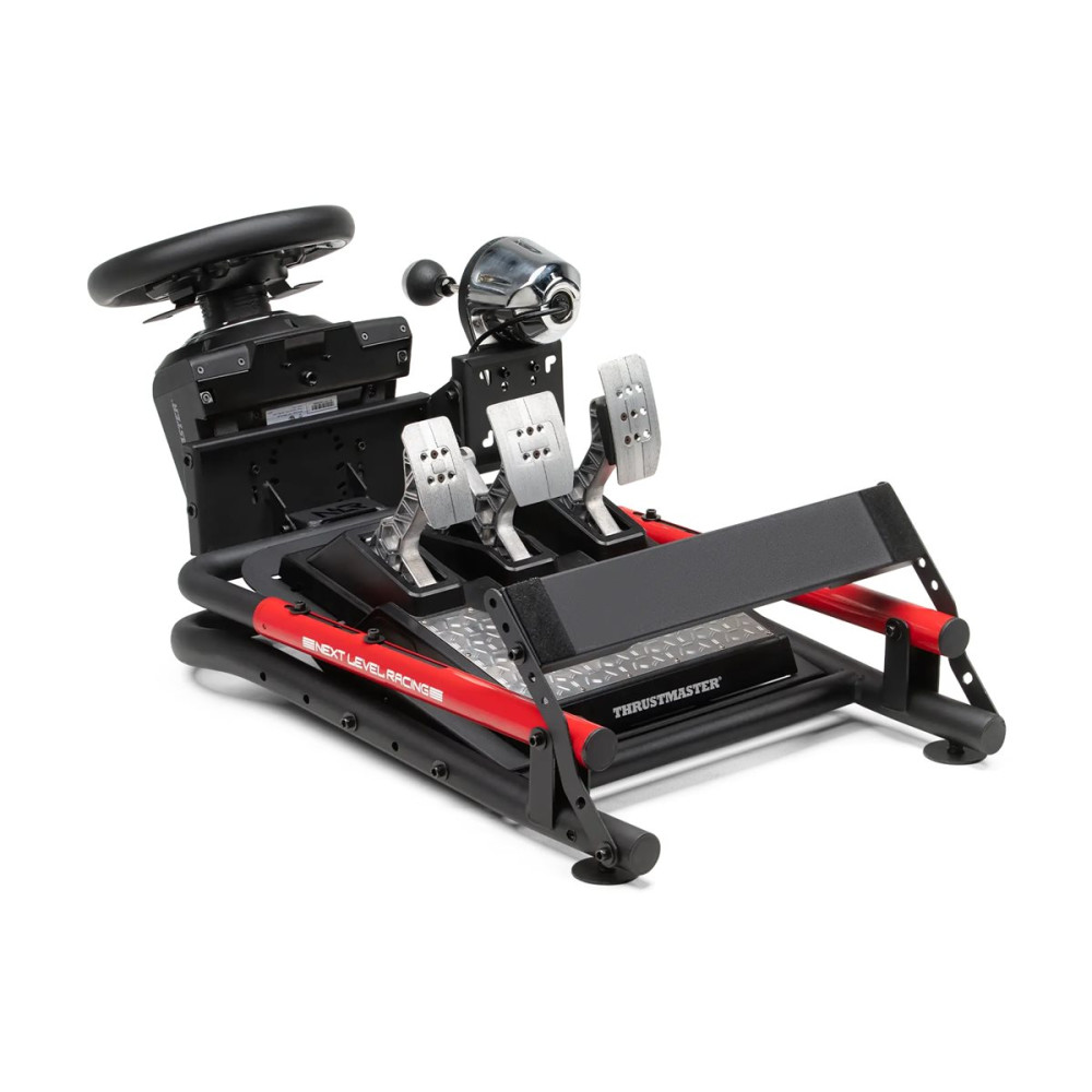 Produktbild för Next Level Racing Wheel Stand Lite 2.0 - ställ med cockpitratt/pedaler för racingsimulator
