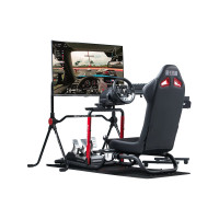 Produktbild för Next Level Racing Wheel Stand Lite 2.0 - ställ med cockpitratt/pedaler för racingsimulator