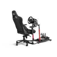 Produktbild för Next Level Racing Wheel Stand Lite 2.0 - ställ med cockpitratt/pedaler för racingsimulator