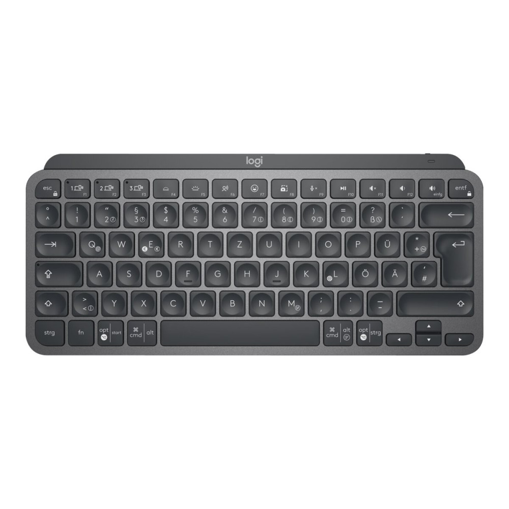 Produktbild för Logitech MX Keys Mini for Business - tangentbord - QWERTZ - tysk - grafit Inmatningsenhet