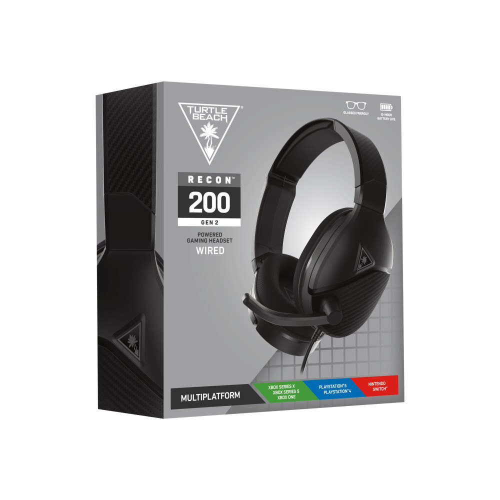 Produktbild för Turtle Beach Recon 200 Gen 2 - headset - 3,5 mm kontakt